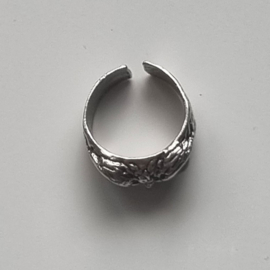 Ring Uil - blauwe ogen klein