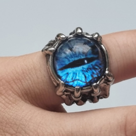 Ring Oog - Blauw