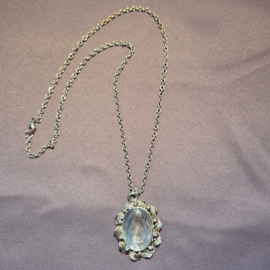 Vintage ketting met glimsteen