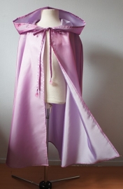 Lila/roze glans cape -kids