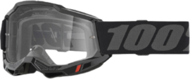 100% Accuri 2 Crossbril zwart – clear lens ( 2026 collection )