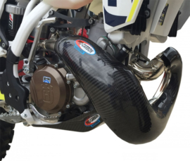 Pro Carbon uitlaat bocht bescherming voor FMF gnarly uitlaatbocht voor KTM SX 250 2017-2018 & EXC 250/300 2017-2018 & Husqvarna TC 250 2017-2018 & TE 250/300 2017-2018