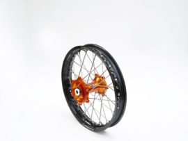 REX Wheels 18-2.15 compleet achterwiel zwarte velg met oranje naaf 20MM KTM SX-F 250/350/450 1995-2012 & EXC-F 250/350/450/500 1995-2018
