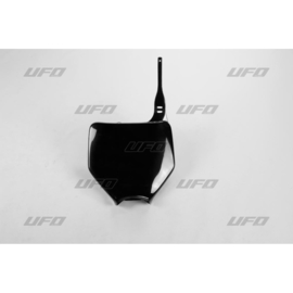 UFO voornummerplaat zwart voor de KX 125/250 2005-2008