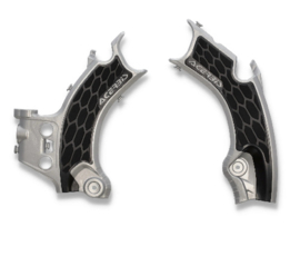 Acerbis X-Grip Framebeschermers + Grip grijs/zwart Honda CRF 250R 2022-2024 & CRF 250RX 2022-2024 & CRF 450R/RX 2021-2024 & CRF 450RX 2021-2024