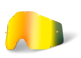 100% spiegel lens goud voor 100% Racecraft / Accuri / Strata crossbrillen ( generatie 1 )