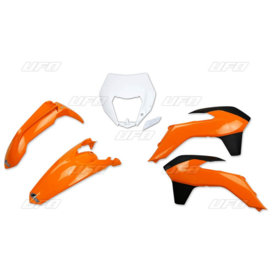 UFO plastic kit (met koplamp plastic ) KTM EXC 125/200/250/300/450/500 2014-2016 EXC-F 250/350/450 2014-2016