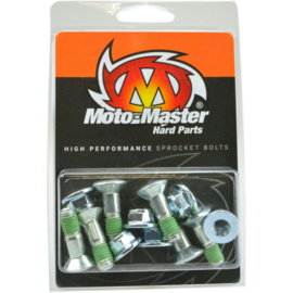 Moto Master tandwiel bouten + moeren ( 6 stuks ) M8 X 25MM VOOR KTM/HUSQVARNA/TM/BETA/TM/GAS GAS/SHERCO