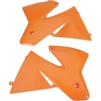 UFO Radiator kappen Oranje voor KTM EXC 200/250/300/380/400/520 1998-2000 & SX 250/380 1998-2000 & SX 400/520 2000