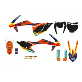 Blackbird Stickerset ‘Replica KTM Factory 23’ KTM SX/SX-F 2016-2018 & EXC/EXC-F 2017-2019