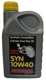 Denicol 2 takt Trans Special syn 10W40 1liter versnellingsbak olie