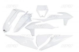 UFO Plastic Kit Witte kleur KTM EXC 250 TPI / EXC 300 TPI 2020-2023 & EXC-F 250/350/450/500 2020-2023