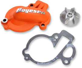 Boyesen Supercooler waterpomp deksel aluminium KTM SX-F 450 2016-2023 & EXC-F 500 2017-2023 & Husqvarna FC 450 2016-2023 & FE 450 2017-2023 & FE 501 2017-2023 & Gas Gas MC 450F 2021-2023