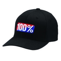 100% Solid Flex Fit pet OG zwart