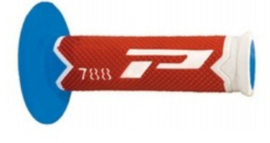 Pro Grip 788 handvaten Tri-Compound wit / rood / licht blauw