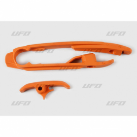 UFO swingarm geleider + kettingrol/onderste kettingbeschermer KTM SX/SX-F 125/150/250/450 16-22 & SX 250 17-22 & Husqvarna FC/TC 125/250/350/450 16-22 & TC 250 17-22 & Gas Gas MC/F 125/250/450 21-23