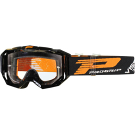 Progrip 3303 Vista crossbril zwart met blanke lens