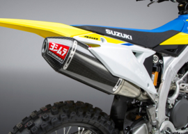 Yoshimura Compleet uitlaatsysteem RS4-E titanium demper carbon/carbon eindkap Suzuki RM-Z 450 2018-2020