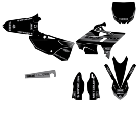 Eigen ontwerp stickerset compleet voor Racetech Revolution kit Yamaha YZ 125/250 2002-2021