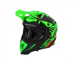Acerbis X-Track crosshelm Fluor Groen / Zwart