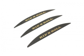 RNR mudflaps voor RNR crossbril WVS met roll off ( 48mm ) 3 pack