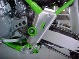 Works Connection Frame beschermers voor de Kawasaki KX 80 1998-2000 & KX 85 2001-2013