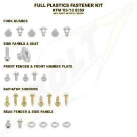 Bolt boutenset voor plastic werk KTM SX 85 2003-2012