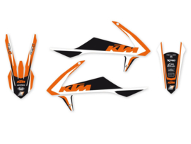 Blackbird Dream 4 sticker set voor de KTM SX 125/150 2016-2018 & SX 250 2017-2018 & SX-F 250/350/450 2016-2018 KTM SX 125/150 2016-2018 & SX 250 2017-2018 & SX-F 250/350/450 2016-2018 & EXC 250/300 2017-2019 & EXC-F 250/350/450/500 2017-2019