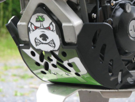 AXP blokbescherming GP zwart/groen voor de Kawasaki KX 450F 2009-2015