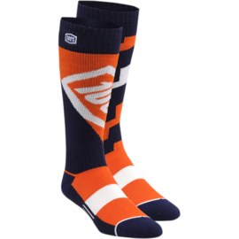 100% cross sokken Torque Oranje