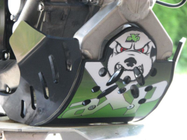 AXP blokbescherming zwart/groen voor de Kawasaki KX 250F 2009-2012
