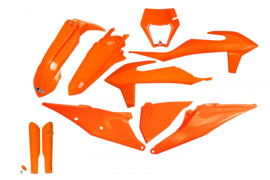 UFO Plastic Kit oranje ( full kit ) KTM EXC 250 TPI / EXC 300 TPI 2020-2023 & EXC-F 250/350/450/500 2020-2023