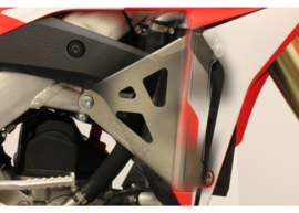 Works Connection Radiator Braces zilver voor de Honda CRF 450R 2017-2018