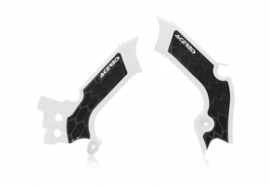 Acerbis X-Grip Framebeschermers + Grip wit/zwart voor de Kawasaki KX 250F 2021 & KX 450F 2019-2021
