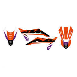 Blackbird Stickerset Dream 5 KTM SX 65 2024-