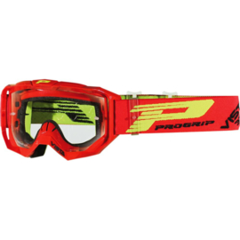 Progrip 3303 Vista crossbril rood met blanke lens