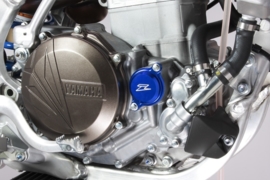 Zeta oliefilter deksel blauw voor de Yamaha YZ 250F 2014-2019 & YZ 450F 2010-2019 & WRF 250 2015-2018 & WRF 450 2016-2018