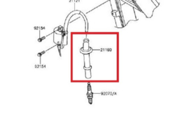 KX OEM Bougiedop Kawasaki KX 250F 2017-2019 & KX 450F 2009-2018