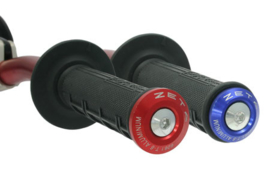ZETA  aluminum stuur eindpluggen ( per set van 2 )
