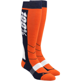 100% cross sokken Hi-Side Oranje