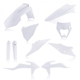 Acerbis Full Plastic Kit inclusief voorvork beschermers KTM EXC 250 TPI / EXC 300 TPI 2020-2023 & EXC-F 250/350/450/500 2020-2023