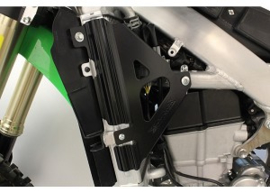 Works Connection Radiator Braces Zwart voor de Kawasaki KX 250F 2021 & KX 450F 2019-2021