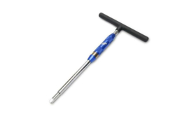 Motion Pro T-vormige roterende vierkante geleider 1/4 T-sleutel Universeel - Blauw