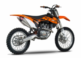 Yoshimura Compleet uitlaat systeem RS4 rvs demper / carbon eindkap KTM SX-F 450 2016-2017 & Husqvarna FC 450 2016-2017