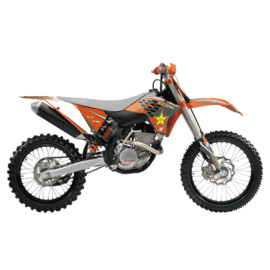 Blackbird Rockstar Energy sticker set voor de KTM SX 125/150/250 2007-2010 & SX-F 250/350/450 2007-2010 & EXC 250/300 2008-2011 & EXC-F 250/350/450/500 2008-2011