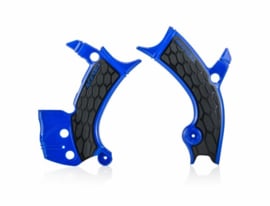 Acerbis X-Grip Framebeschermers + Grip zwart/blauw voor de Yamaha YZ 250F 2019 & YZ 450F 2018-2019