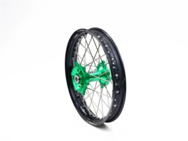 REX Wheels 19-2.15 compleet achterwiel zwarte velg met groene naaf 25MM Kawasaki KX 250 2006-2008 & KX 450F 2006-2019