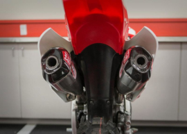 Yoshimura USA RS-9T Full Throttle uitlaat systeem Titanium/Titanium demper voor de Honda CRF450R/RX 2017-2018