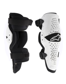 Alpinestars kniebeschermers SX-1 kleur wit/zwart (set)
