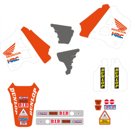 Blackbird Replica Team Honda USA 1991 sticker set Honda CR 125R 1990-1992 & CR 250R 1990-1991